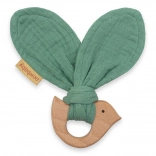 Beißring New Baby mit Vögelchen in Mint