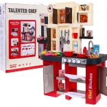 interaktive Kinderküche mit Wasserhahn, Lichtern und Geräuschen, 58 Teile