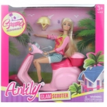 Puppe auf einem Motorrad