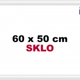 Plastikrahmen für Puzzle 60x50 cm weiß