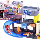 Zweistöckige Autowaschanlage mit fließendem Wasser, Aufzug und Effekten