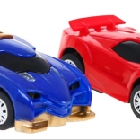 7 Meter lange Rennstrecke für Kinder von 3 bis 8 Jahren + Geschwindigkeitswechsel-Funktion + 2 Autos + Lichter