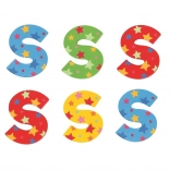 Bigjigs Toys Holzbuchstabe Sternchen S