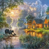 Puzzle CHERRY PAZZI Glühwürmchenbucht 1000 Teile