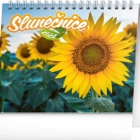 Tischkalender Sonnenblume mit Zitaten 2024