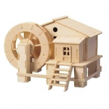 Holz 3D-Puzzle Wassermühle