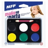 Gesichtsfarben MFP Make-up Party 6 Farben mit Pinsel