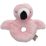 Plüsch-Rassel Flamingo Nature Planet