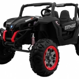 Kinderauto UTV-MX schwarz 4x4 mit MP4, Fernbedienung und LED-Beleuchtung