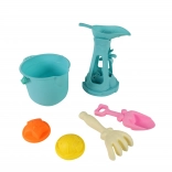 Bunte Sandsatz mit Mühle