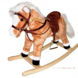 Schaukelpferd mit Effekten, braun