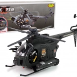 Militärhubschrauber mit Flügeln und Lichteffekten, batteriegespeist