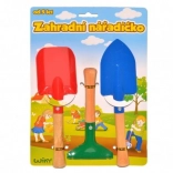 Kinder-Gartengeräte aus Metall, 3 Stück