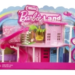 MATTEL Mini BARBIE Land Puppenhaus mit Puppe, Haustier, Aufzug und Pool