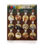 Mojo-Display mit 72 Schlüsselanhängern – Waldtiere