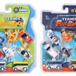 Set aus acht Rückzugsfahrzeugen 7 cm