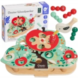 Classic World Magnetisches Geschicklichkeitsspiel Fang den Wurm, 16 Teile