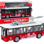 Oberleitungsbus 1:16 Lichter Geräusche Fährt Rot und Weiß