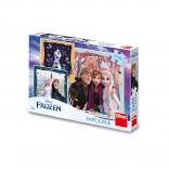 Puzzle Disney Frozen Fröhlicher Herbst 3x55 Teile