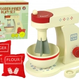 Holz‑Küchenmaschine – Kinderstandmixer mit Zubehör