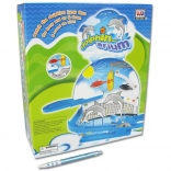 Spiel mit batteriebetriebenen Delfinen