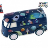 Weltraum Plastikbus mit Schwungrad 13 cm