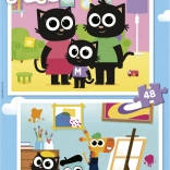 Puzzle Milo 2x48 Teile von EDUCA