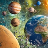Cherry Pazzi Puzzle Planet Erde in der Galaxie 2000 Teile