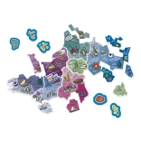 Jeujura Magnetische Karte von Frankreich