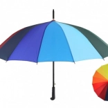Bunter Regenbogen-Automatikschirm 78 cm