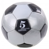 Klassischer Fußball 24 cm Größe 5 grau