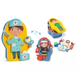 Djeco magnetisches Spiel Berufe