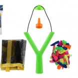 Unterhaltsame Steinschleuder mit Wasserballons