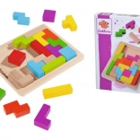 Holzgeschicklichkeitsspiel – Formen legen, 20 Bausteine