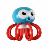 Rassel und Beißring Oktopus für Babys