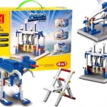 Baukasten 4-in-1 mit Motor, Fernbedienung und Batterien