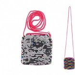 Handtasche mit farbwechselnden Pailletten