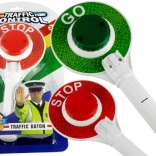 Beidseitig leuchtende Polizeikelle für den Straßenverkehr