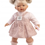 Llorens Roberta realistische Puppe mit Geräuschen, weicher Stoffkörper, 33 cm