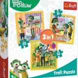 Puzzle Trefliki 3-in-1 – Zusammen ist es schön (20, 36, 50 Teile)