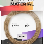 Filament WOOD Pro für 3D-Druck und 3D-Stifte, braun 1,75 mm, 15 m