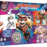 Puzzle 15 Teile GIANT Außergewöhnliches Team Paw Patrol