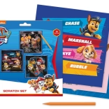 Kratzelbilder Paw Patrol Helden 21 × 21 cm