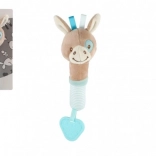 Plüsch-Quietsch- und Beißspielzeug Esel 22 cm