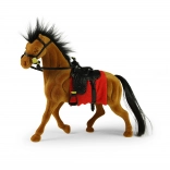 Plüschpferd mit Ausrüstung 16 cm