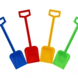 Kunststoff-Kinderschaufel für Sand 44 cm – Farbmix