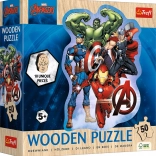 Holz-Konturenpuzzle AVENGERS – 50 Teile