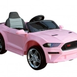 Rosafarbenes Kinder-Elektroauto mit Fernbedienung