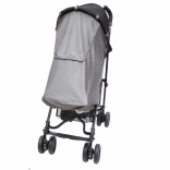 Sonnenschutz für Kinderwagen mit UV-Schutz, silbern
