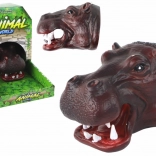 Plüsch-Handpuppe Nilpferd